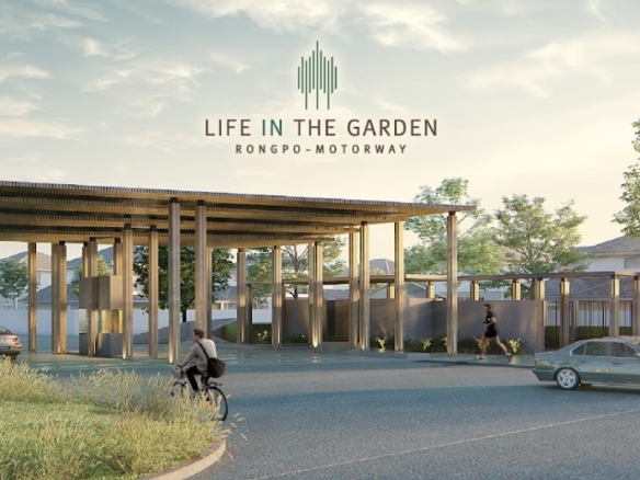 Single house 4 Bed, 3 Bath, 68 sqw. @ Life in the garden Rong Po