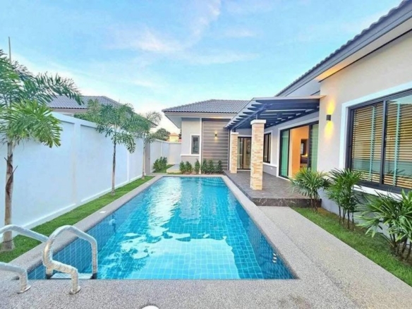 New Project In the Hottest Location  Pool Villas  3 Bed, 2 Bath 88.8 SQW. @ Huai Yai   