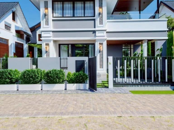 Detached Pool Villa 4 Bed, 3 Bath 59 SQW. @ Central Park 2 Project