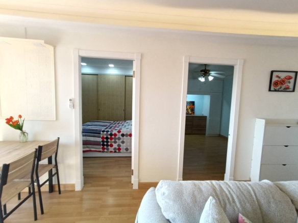 Renovated Condo 2 Bed, 1 Bath 54.78 SQM. @ Nine Karat Condo