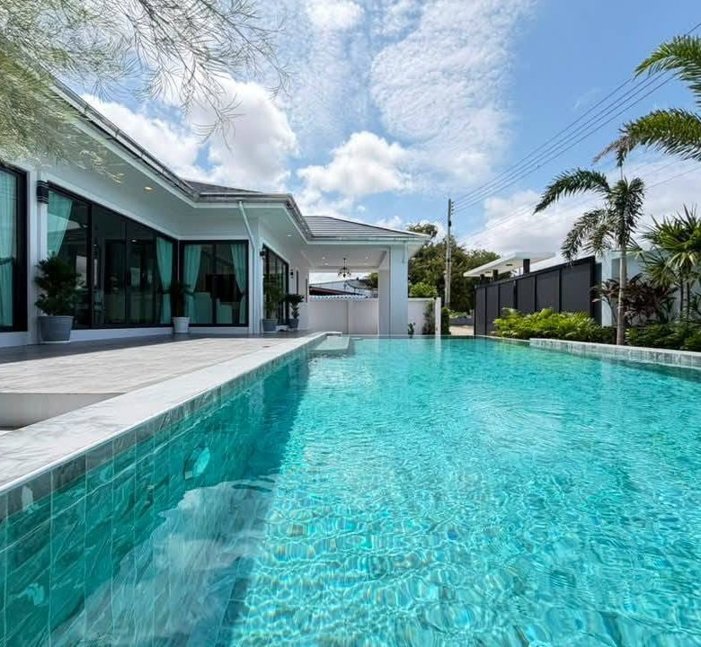 Stunning Pool Villa 4 Bed, 5 Bath 112 SQW. @ Huai Yai