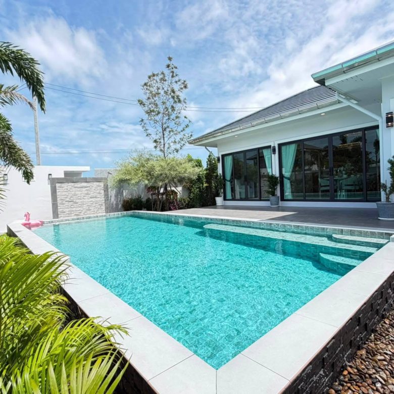 Stunning Pool Villa 4 Bed, 5 Bath 112 SQW. @ Huai Yai