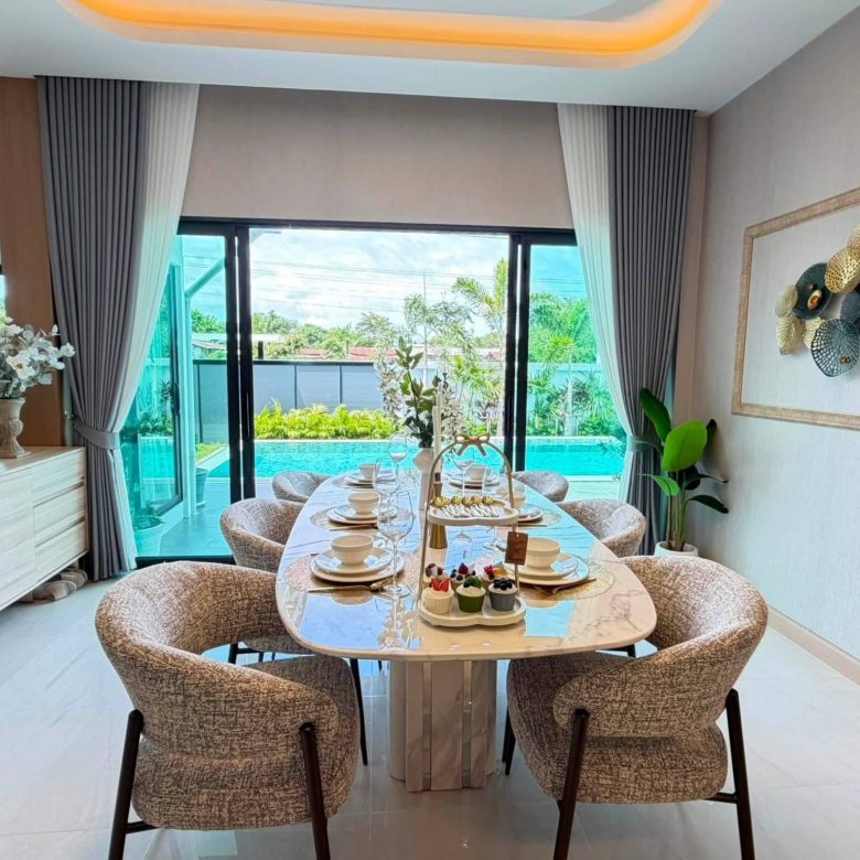 Stunning Pool Villa 4 Bed, 5 Bath 112 SQW. @ Huai Yai