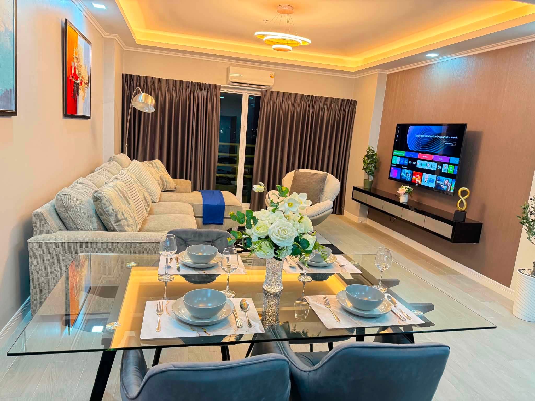 Attractive Condo 2 Bed, 1 Bath 96 SQW.@ View Talay 5D