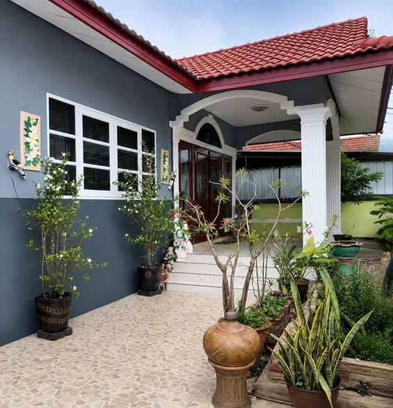 Nice Single-Storey House 2 Bed, 3 Bath 61 SQW.@ Ramnuch 19 Village