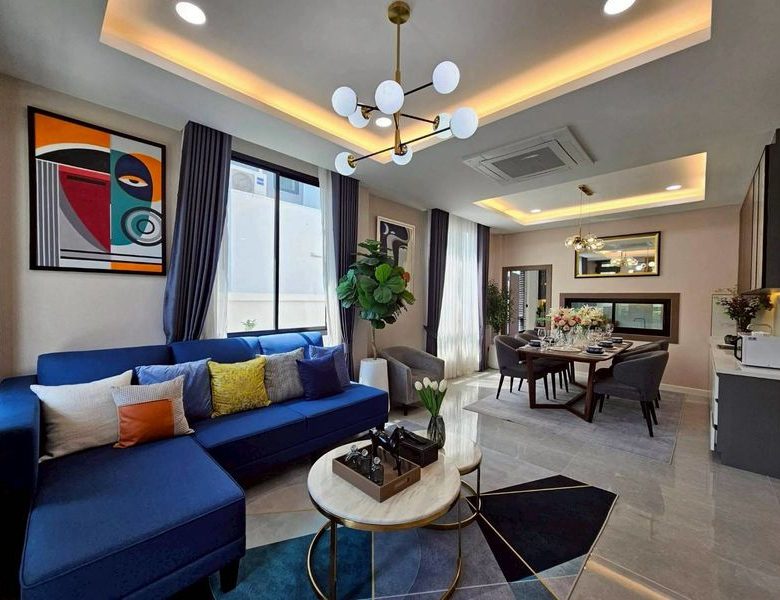 Detached House 2-Story 4 Bed, 4 Bath 57.5 SQW.@ Huai Yai Soi K9