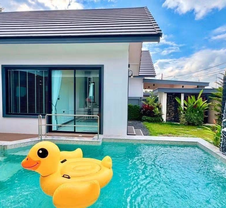 For Sale : Luxury Modern Pool Villa near Mabprachan Reservoir @ Pong – Pattaya