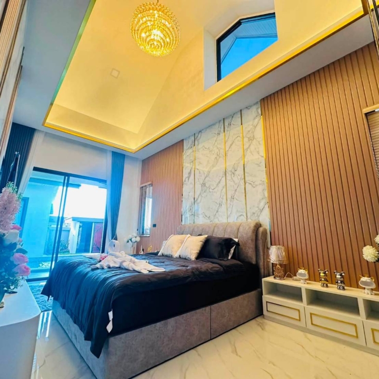 For Sale : Luxury Modern Pool Villa near Mabprachan Reservoir @ Pong – Pattaya