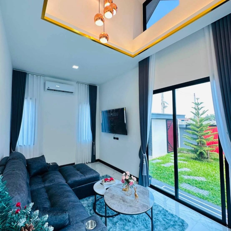 For Sale : Luxury Modern Pool Villa near Mabprachan Reservoir @ Pong – Pattaya