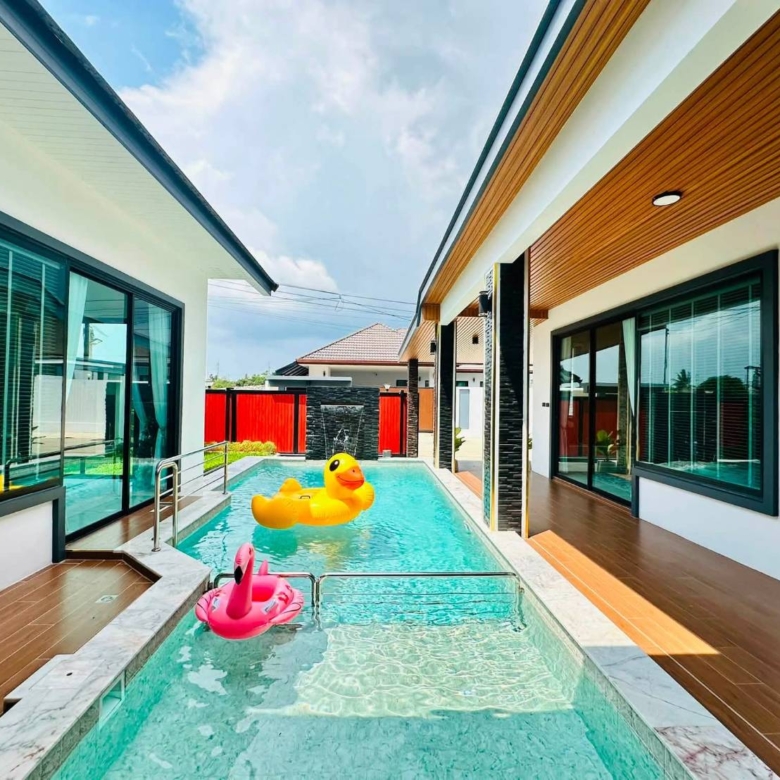 For Sale : Luxury Modern Pool Villa near Mabprachan Reservoir @ Pong – Pattaya
