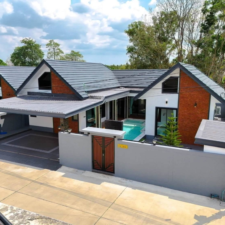 For Sale : Luxury Modern Pool Villa near Mabprachan Reservoir @ Pong – Pattaya