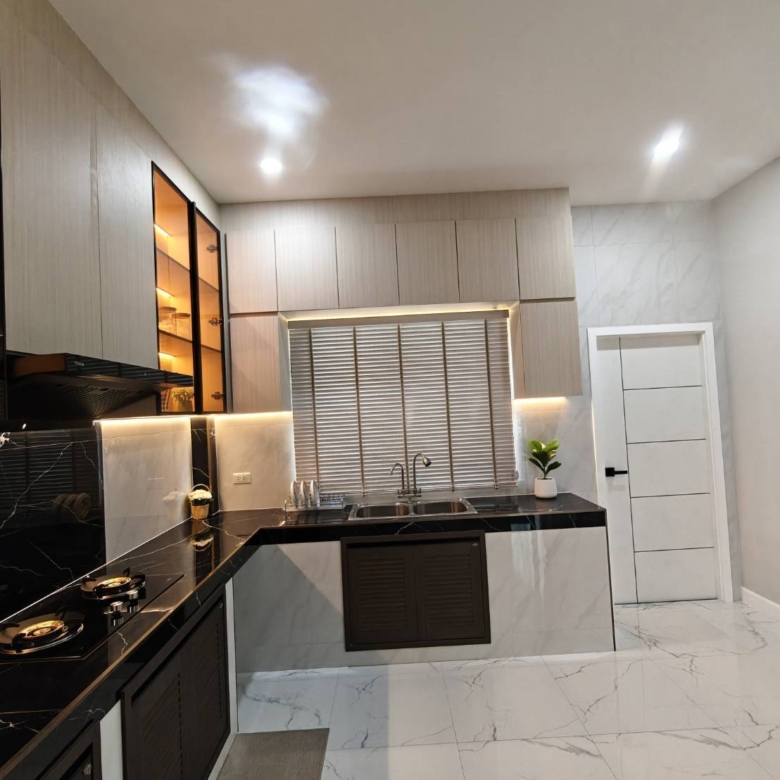 For Sale : Newly built detached house on a spacious plot @Pong – Mabprachan
