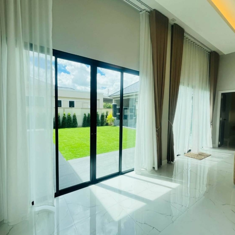 For Sale : Newly built detached house on a spacious plot @Pong – Mabprachan