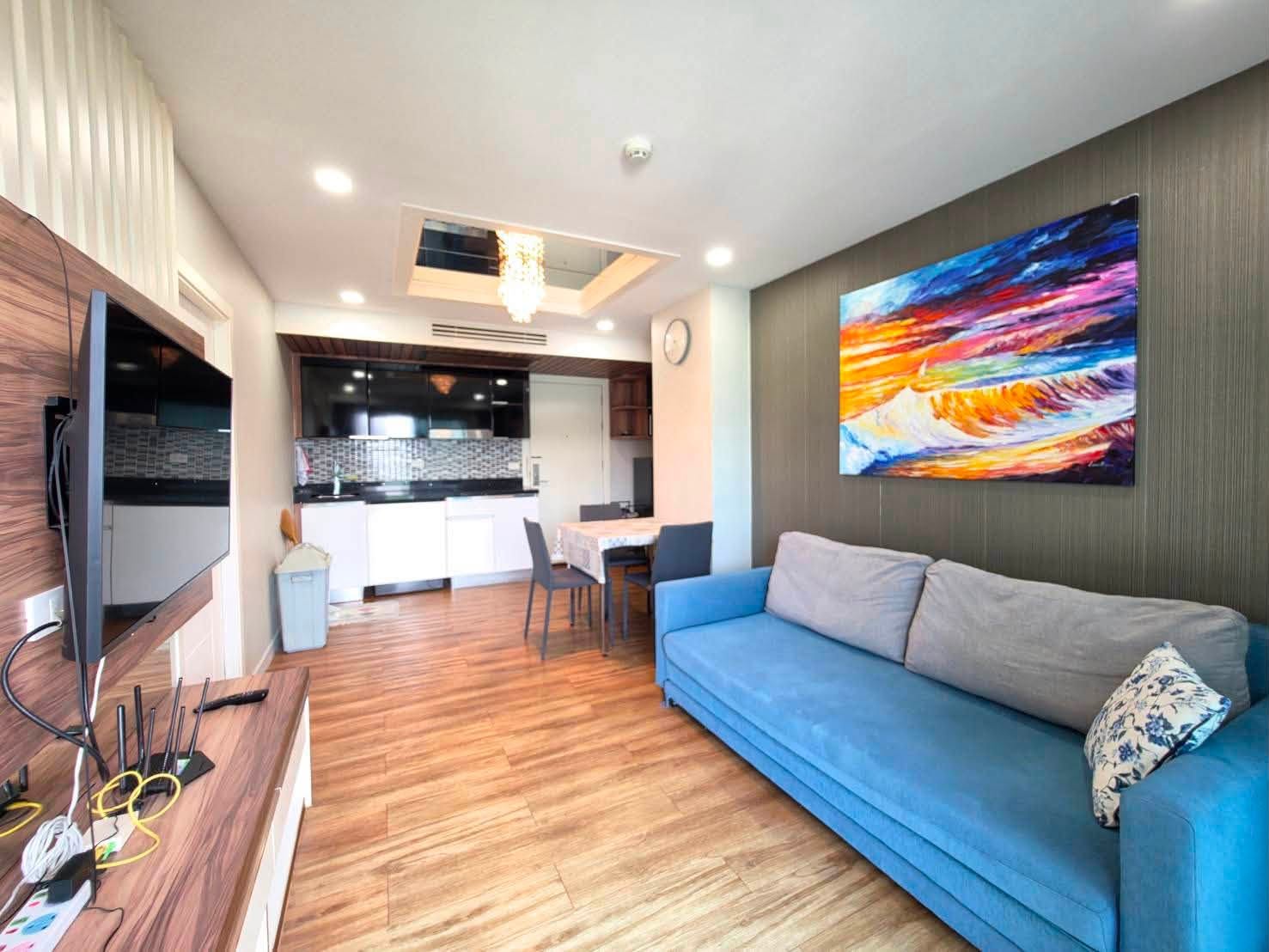 Nice & Peaceful Condo 2 Bed, 2 Bath 62.92 SQM. @ Dusit Grand Park 1