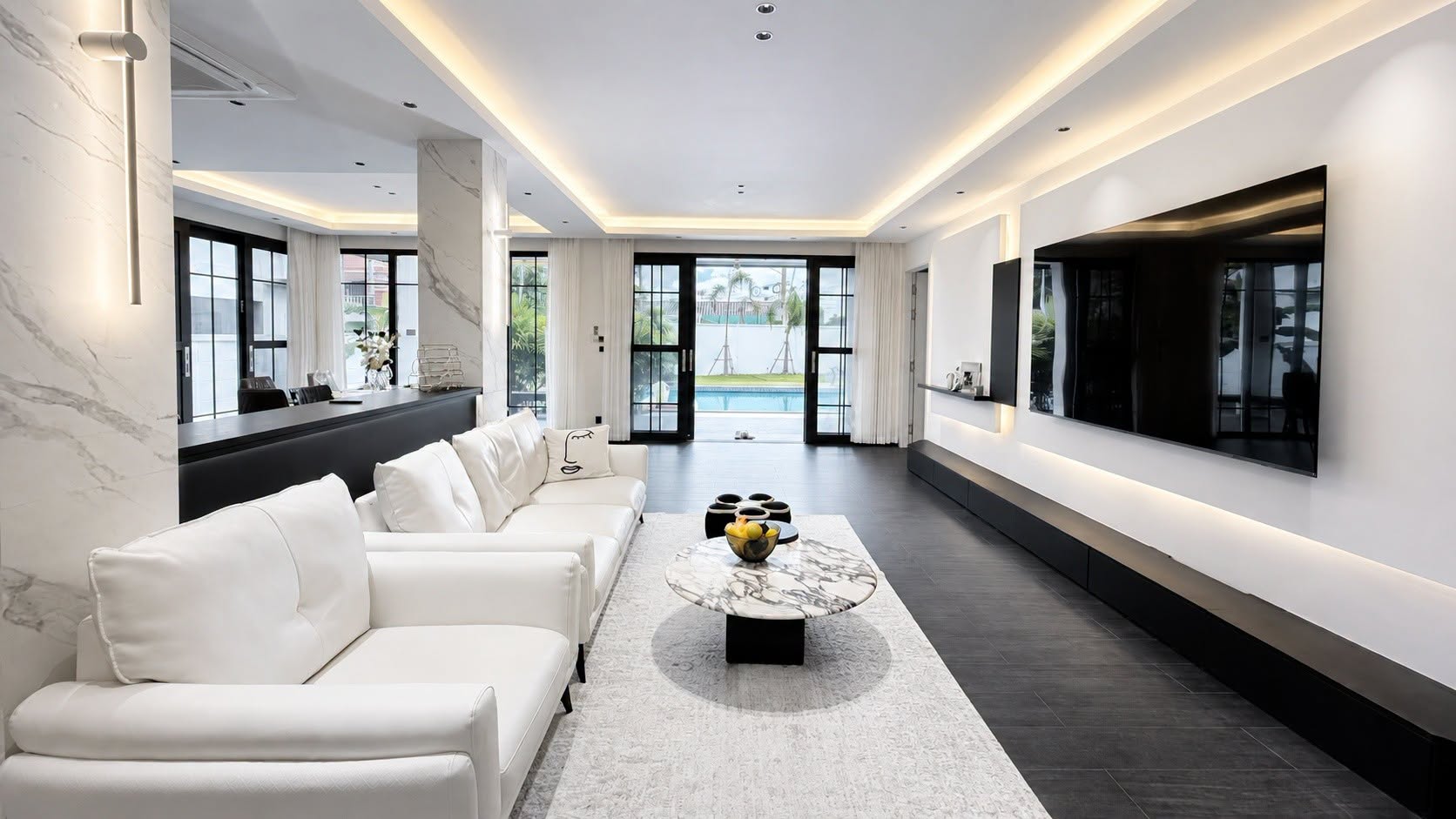 Spacious 2-Story Detached Pool Villa 5 Bed, 6 Bath 177.4 SQW. @ Pattaya Park Hill Village (Nong Yai 2)
