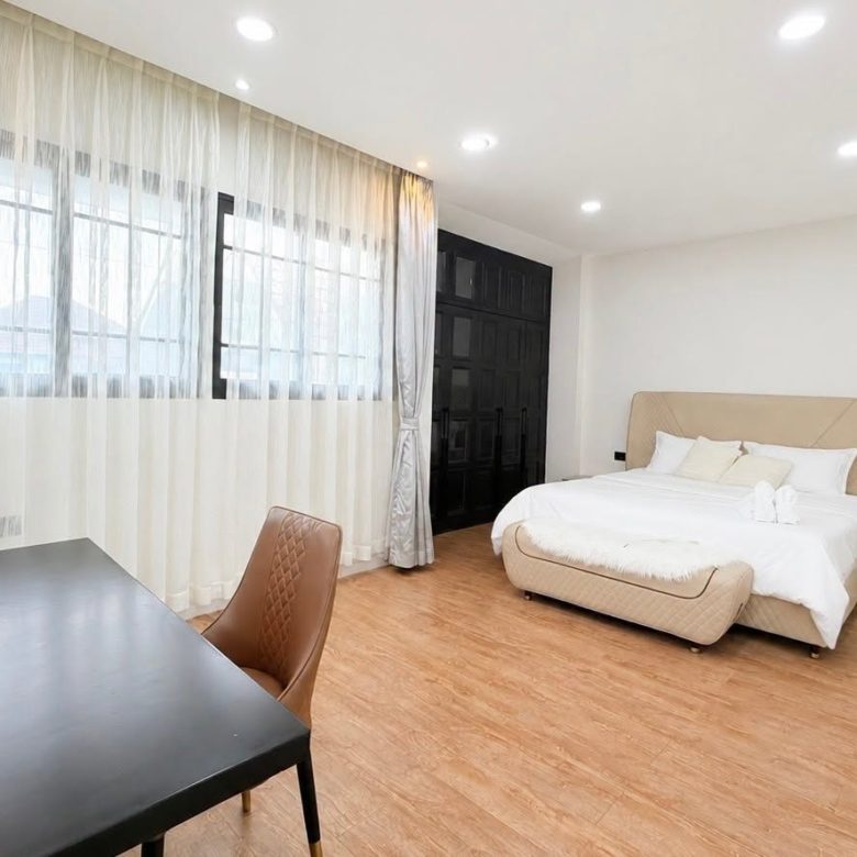 Spacious 2-Story Detached Pool Villa 5 Bed, 6 Bath 177.4 SQW. @ Pattaya Park Hill Village (Nong Yai 2)
