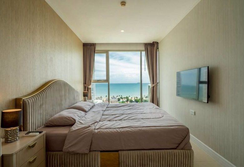คอนโดวิวทะเลพาโนรามา 1 ห้องนอน 1 ห้องน้ำ 47 ตร.ม. @ Riviera Jomtien