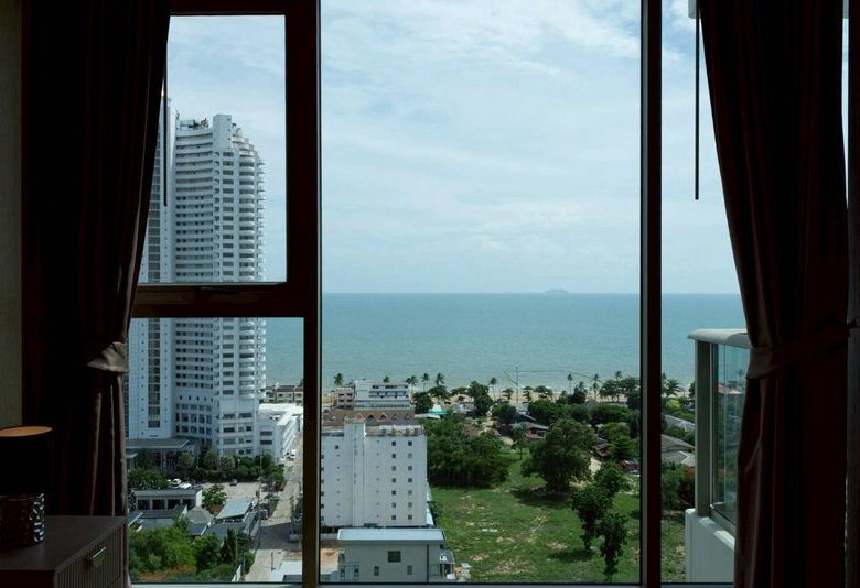 คอนโดวิวทะเลพาโนรามา 1 ห้องนอน 1 ห้องน้ำ 47 ตร.ม. @ Riviera Jomtien