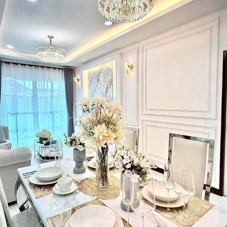 Newly built detached house 3 Bed, 3 Bath 42 SQW.@ Rattanagorn Village 5