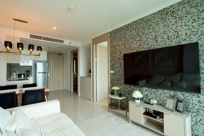 คอนโดวิวทะเลพาโนรามา 1 ห้องนอน 1 ห้องน้ำ 47 ตร.ม. @ Riviera Jomtien