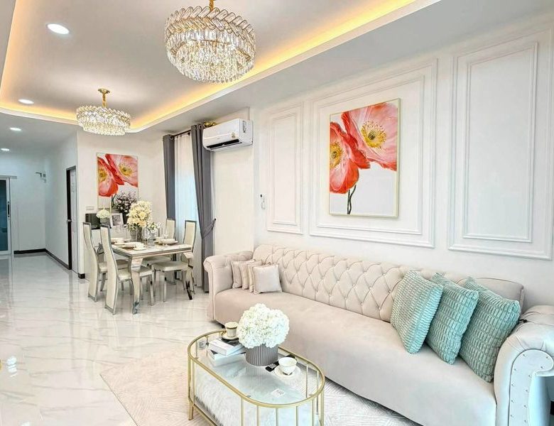 Newly built detached house 3 Bed, 3 Bath 42 SQW.@ Rattanagorn Village 5