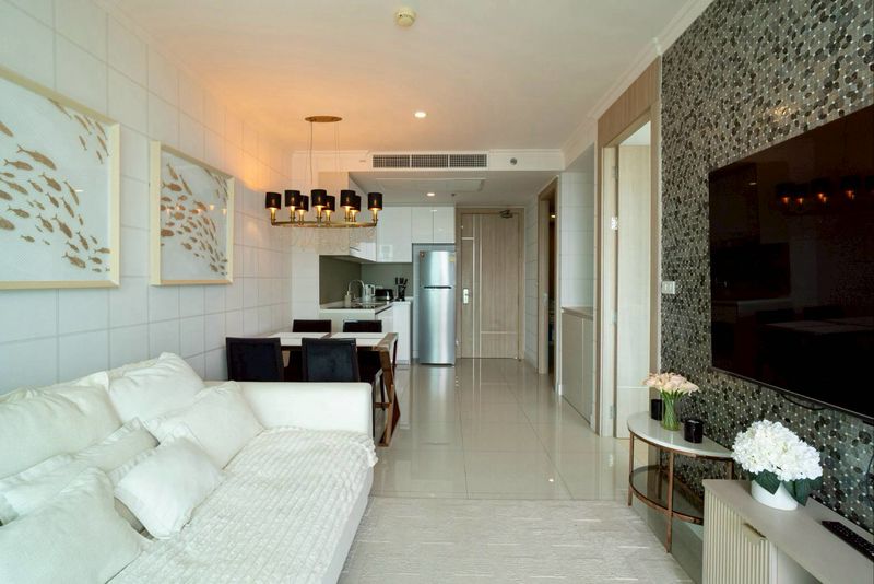 คอนโดวิวทะเลพาโนรามา 1 ห้องนอน 1 ห้องน้ำ 47 ตร.ม. @ Riviera Jomtien