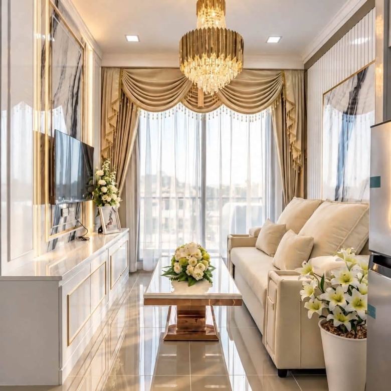 For Sale : Luxury-decorated condonear the railway @ Naklua