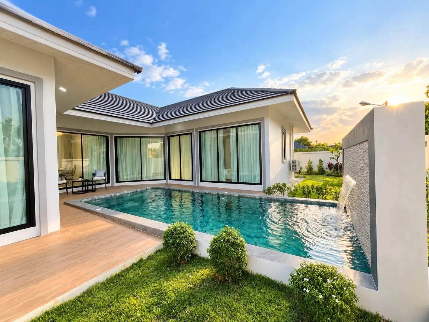 For sale : Best Price! 8.99M Baht, Spacious Pool Villa with Great Amenities