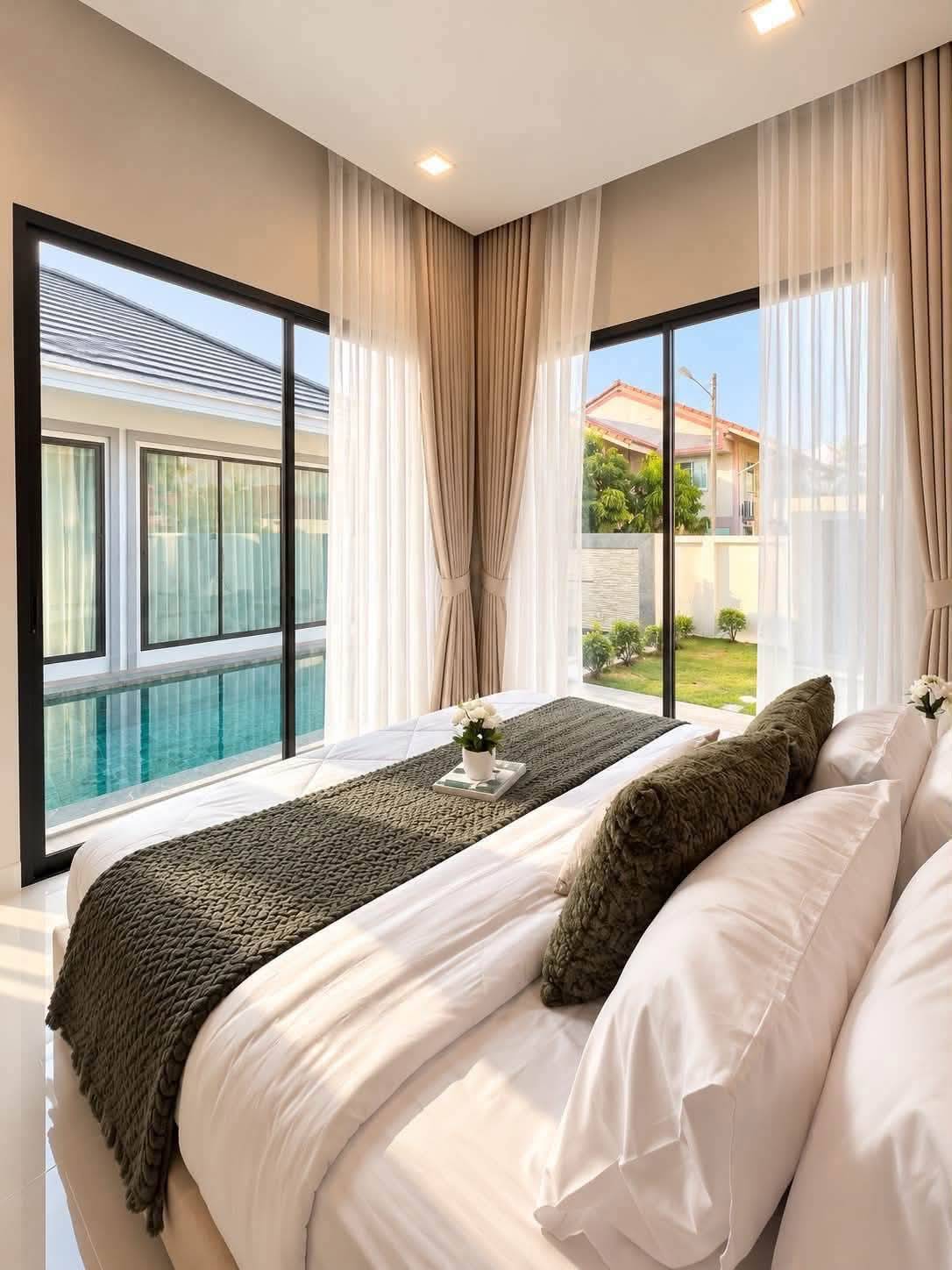For sale : Best Price! 8.99M Baht, Spacious Pool Villa with Great Amenities