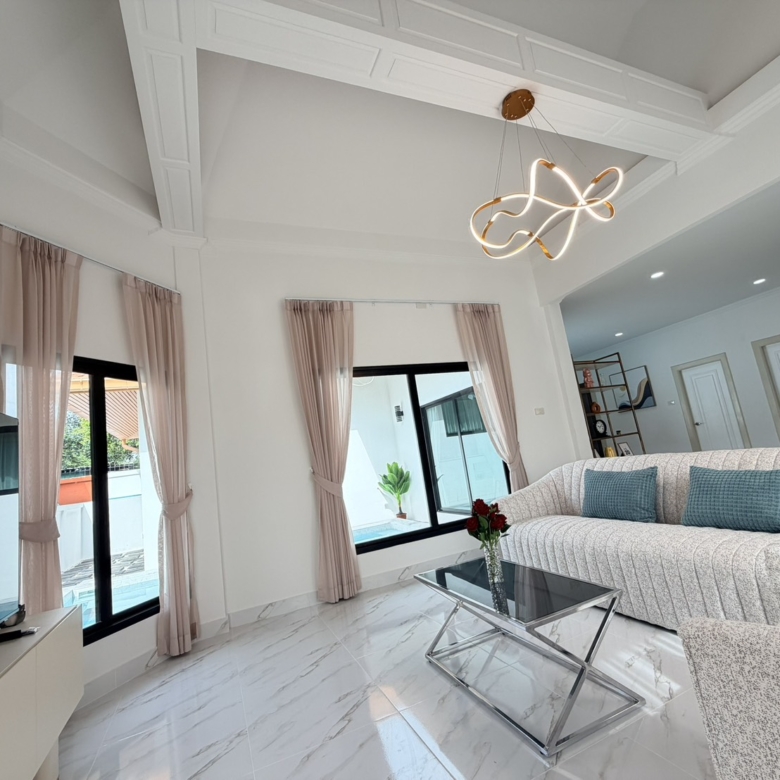 For sale : Best Price! 6.9M Baht, Modern Pool Villa with 75 SQW. Land Area