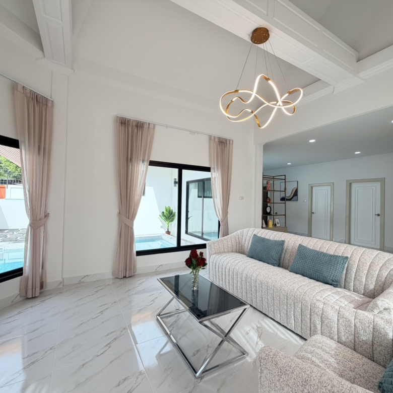 For sale : Best Price! 6.9M Baht, Modern Pool Villa with 75 SQW. Land Area