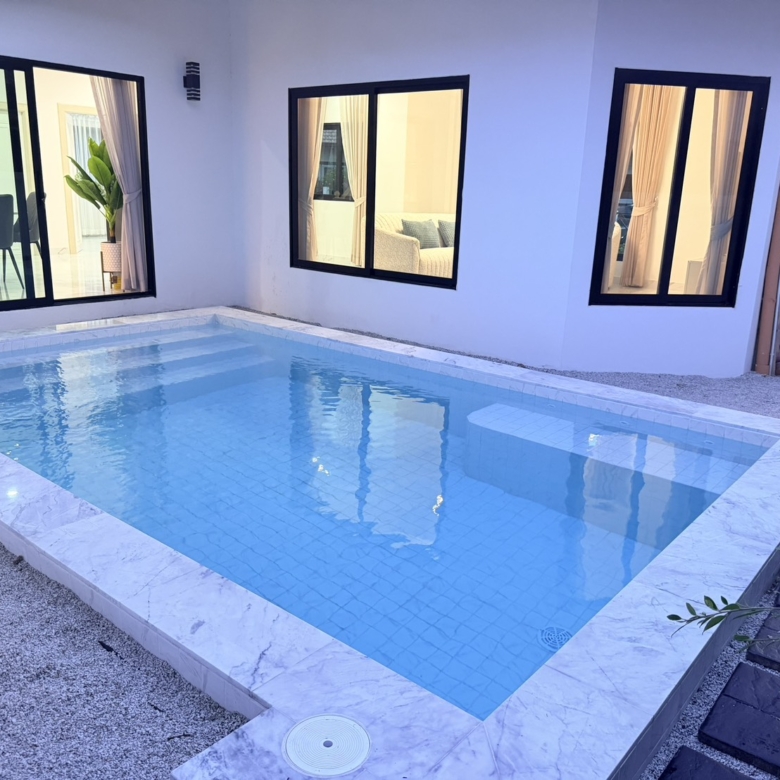 For sale : Best Price! 6.9M Baht, Modern Pool Villa with 75 SQW. Land Area